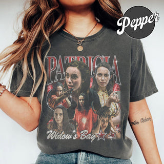 Patricia Widow's Bay 2026 Horror Movie Bootleg DIEU Comfort Colors Shirt