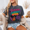 Retro Slasher Summer Shirt, Horror Camp Graphic Tee, Summerween Shirt, Vintage Spooky Aesthetic T-Shirt NNA