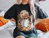 Funny Ghost Halloween Shirt, Western Halloween Tee, Cowboy Floral Pumpkin TShirt, Cute Spooky Cowgirl Fall Gifts for Her DIEU