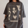 Vintage OBSESSION Movie T-Shirt, Frowning Nikki Graphic Tee, Gothic Horror Tee NNA