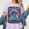 Retro The Haunted Mansion Halloween Shirt, DIEU Comfort Colors Hitchhiking Ghosts Shirt, Welcome Foolish Mortals, Spooky Season tee, WDW Family Trip Tee