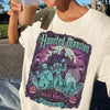 Retro The Haunted Mansion Halloween Shirt, DIEU Comfort Colors Hitchhiking Ghosts Shirt, Welcome Foolish Mortals, Spooky Season tee, WDW Family Trip Tee