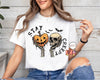 Creepy Shirt, Womens Halloween Shirt, Cute Skeleton Hands Tee, Funny Halloween Outfit, Skull Tee, Spooky Season Shirt NNA