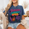 Retro Slasher Summer Shirt, Horror Camp Graphic Tee, Summerween Shirt, Vintage Spooky Aesthetic T-Shirt NNA