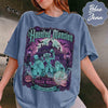 Retro The Haunted Mansion Halloween Shirt, DIEU Comfort Colors Hitchhiking Ghosts Shirt, Welcome Foolish Mortals, Spooky Season tee, WDW Family Trip Tee