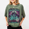 Retro The Haunted Mansion Halloween Shirt, DIEU Comfort Colors Hitchhiking Ghosts Shirt, Welcome Foolish Mortals, Spooky Season tee, WDW Family Trip Tee