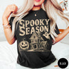 Vintage Spooky Season Shirt, Halloween Comfort Colors Shirt Haunted House Tee, Retro Halloween Shirt, DIEU Halloween Ghost Pumpkin Tee