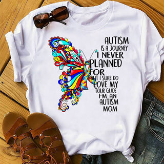 Autism Is a Journey I'm an Autism Mom - Autism T-Shirt HG- Autism Mom Shirt HG Autism Awareness Shirt HG Autism Aware  Autism Shirt HG Autism Mother