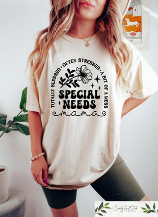 Special Needs Mama T-Shirt HG Autism Awareness Shirt HG Down Syndrome Mom SweatShirt HG Trendy Mom Gift  Special Education Mom Crewneck