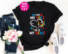 Custom Autism Mom and Son Shirt HG : Puzzle Piece Awareness Gift