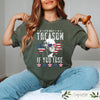 TT Funny 4th Of July Shirt  George Washington T-shirt  Its Only Treason If You Lose Tee  Independence Day Gift  Red White And Blue Crewneck NNA