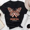 Endometrial Cancer Awareness Shirt HG Family Cancer Support T-Shirt HG Endometrial Cancer Survivor Gift  Cancer Ribbon TShirt HGfor Cancer Fighter