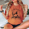 Comfort Colors Halloween Witch Book Shirt: Reading Witch Library Gift NNA