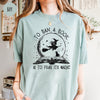 Comfort Colors Halloween Witch Book Shirt: Reading Witch Library Gift NNA