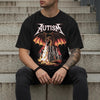 Autism Dragon T-Shirt HGGothic Fantasy Castle Shirt HG Autistic Man Gift Retro Vintage Tee Metal Aesthetic Neurodivergent Tee