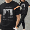 I do not think therefore i do not am  Funny Cat shirt  Grunge tshirt  Vintage Shirt  80s  90s  Retro  Witchy shirt  Goth  Emo  Punk shirt NNA
