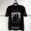 I do not think therefore i do not am  Funny Cat shirt  Grunge tshirt  Vintage Shirt  80s  90s  Retro  Witchy shirt  Goth  Emo  Punk shirt NNA