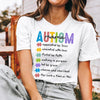 Christian Autism Mama Shirt HG Womens Autism Shirt HG Autism Mom Gift  Autism Awareness Tee