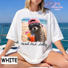 Feral And Salty Comfort Colors T-Shirt  Funny Beach Raccoon Shirt  Salty Summer Vacation Graphic Tee  Coastal Raccoon Meme Shirt NNA