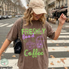 Halloween Coffee Shirt  Freshly Booâd Coffee Tee  Spooky Season Shirt  Cute Ghost Shirt  Skeleton Halloween Coffee Lover Gift  Pumpkin Spice NNA