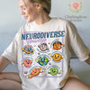 Neurodiverse Universe Autism Awareness Space Neurodiversity Design  SPED Teacher Art  Special Education Gift HG