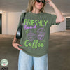 Halloween Coffee Shirt  Freshly Booâd Coffee Tee  Spooky Season Shirt  Cute Ghost Shirt  Skeleton Halloween Coffee Lover Gift  Pumpkin Spice NNA