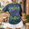 Halloween Coffee Shirt  Freshly Booâd Coffee Tee  Spooky Season Shirt  Cute Ghost Shirt  Skeleton Halloween Coffee Lover Gift  Pumpkin Spice NNA