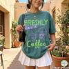 Halloween Coffee Shirt  Freshly Booâd Coffee Tee  Spooky Season Shirt  Cute Ghost Shirt  Skeleton Halloween Coffee Lover Gift  Pumpkin Spice NNA