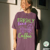 Halloween Coffee Shirt  Freshly Booâd Coffee Tee  Spooky Season Shirt  Cute Ghost Shirt  Skeleton Halloween Coffee Lover Gift  Pumpkin Spice NNA