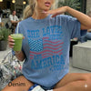 TT She Loves Jesus And America Too Comfort Colors T-shirt  4th Of July Unisex Tshirt  America Independence Tshirt  She Loves Jesus Tee NNA