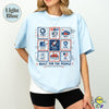 TT Vintage Stamps Protect Democratic Institutions PBS NPR Liberal Fourth of July shirt  National Parks USPS Anti Fascism  Leftist Protest NNA
