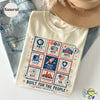 TT Vintage Stamps Protect Democratic Institutions PBS NPR Liberal Fourth of July shirt  National Parks USPS Anti Fascism  Leftist Protest NNA