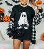 Mouse Friendly Spooky Mouse Ghost T-Shirt  Mouse's Not So Scary Halloween Party 2026 Family Matching Tee  Spooky Season NNA