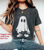 Mouse Friendly Spooky Mouse Ghost T-Shirt  Mouse's Not So Scary Halloween Party 2026 Family Matching Tee  Spooky Season NNA