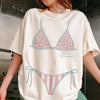 TT Retro America 4th Of July Shirt Preppy Bikini Top Fourth of July Tshirt Trendy Oversized USA Tee Aesthetic Patriotic Shirt Comfort Colors NNA