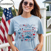 TT Comfort ColorsÂ® The Summer USA Turned T-Shirt  America 250th Birthday Shirt  4th Of July Shirt NNA