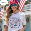 TT Comfort ColorsÂ® The Summer USA Turned T-Shirt  America 250th Birthday Shirt  4th Of July Shirt NNA