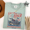 TT Comfort Colors Get In Loser Weâre Crossing The Delaware Meme Shirt  Funny 4th Of July Shirt  Usa Independence Day  Revolutionary History Tee NNA