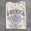 TT Vintage America Patriotic Eagle Shirt  USA Independence Day Tee  Fourth of July Graphic Tee  One Nation Under God Shirt Retro USA Gift NNA