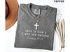 Christian Shirt Breast Cancer Awareness  HG Comfort Colors Womens Cancer Fighter Bible Verse Tshirt  Chemo Warrior Gift
