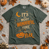 It's The Most Wonderful Time Of The Year Halloween Shirt  Spooky Season Pumpkin Ghost Tshirt  Vintage Witchy Fall Graphic Gift NNA