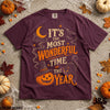 It's The Most Wonderful Time Of The Year Halloween Shirt  Spooky Season Pumpkin Ghost Tshirt  Vintage Witchy Fall Graphic Gift NNA