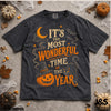 It's The Most Wonderful Time Of The Year Halloween Shirt  Spooky Season Pumpkin Ghost Tshirt  Vintage Witchy Fall Graphic Gift NNA