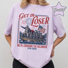 TT Comfort Colors Get In Loser Weâre Crossing The Delaware Meme Shirt  Funny 4th Of July Shirt  Usa Independence Day  Revolutionary History Tee NNA