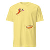 TT Hotdog Freedom Dive Funny Uncle Sam Hot Dog Jumping Into Bun T-Shirt  Funny Hot Dog Jumping Into Bun  4th of July Hot Dog  Patriotic BBQ NNA