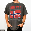 Norway Fan Shirt | Soccer Game Day HFN T-Shirt | Men's and Women's Norway Team Tee | Vintage World Football Cup Merch | Norge Fotball