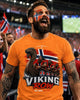 Norway Soccer HFN Shirt Viking Row Tee Norway Jersey Norwegian Football Fan Shirt Nordic Viking Gift 2026 Soccer Fan Tee