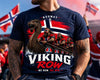 Norway Soccer HFN Shirt Viking Row Tee Norway Jersey Norwegian Football Fan Shirt Nordic Viking Gift 2026 Soccer Fan Tee