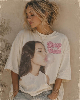 Olivia Rodrigo Drop Dead Shirt Concert Tee Vintage Y2K Pop Star Graphic T-Shirt Olivia Fan Merch Music Lover Gift  Unisex Tee NNA