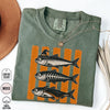 Retro Sardines Halloween Shirt Comfort Colors Striped Tin Fish Tee Vintage Spooky Season Outfit Vampire Sardines Fall Coastal Graphic NNA